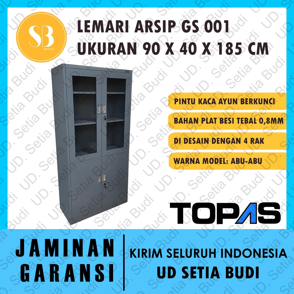 Filling Cabinet Lemari Arsip Pintu Ayun TOPAS GS 001