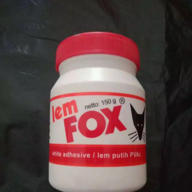 

LEM Kertas / Kayu "Lem FOX" Putih Botol 150gr