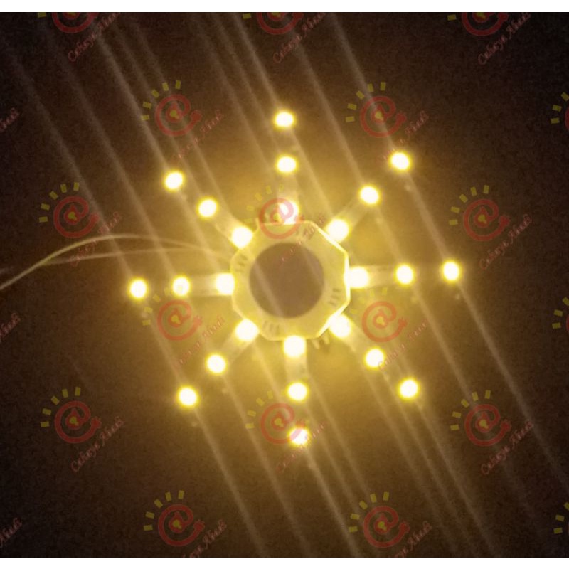 Lampu TL Ring Led 12 Watt Warm White / Led Ceiling Kit 12W Kuning