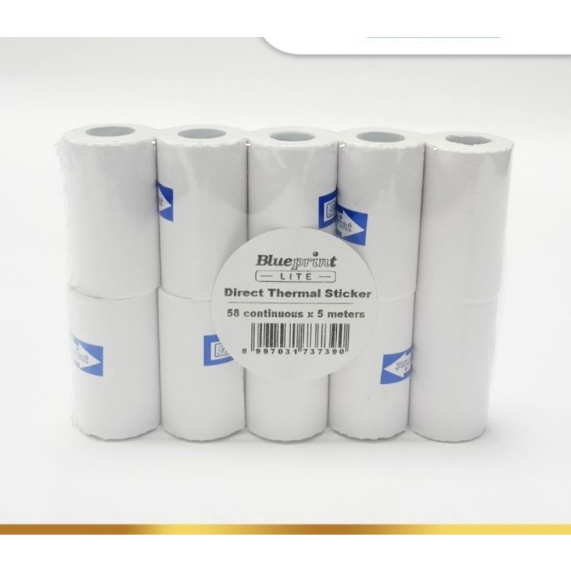 

kertas thermal stiker blueprint 58 mm x 5 m