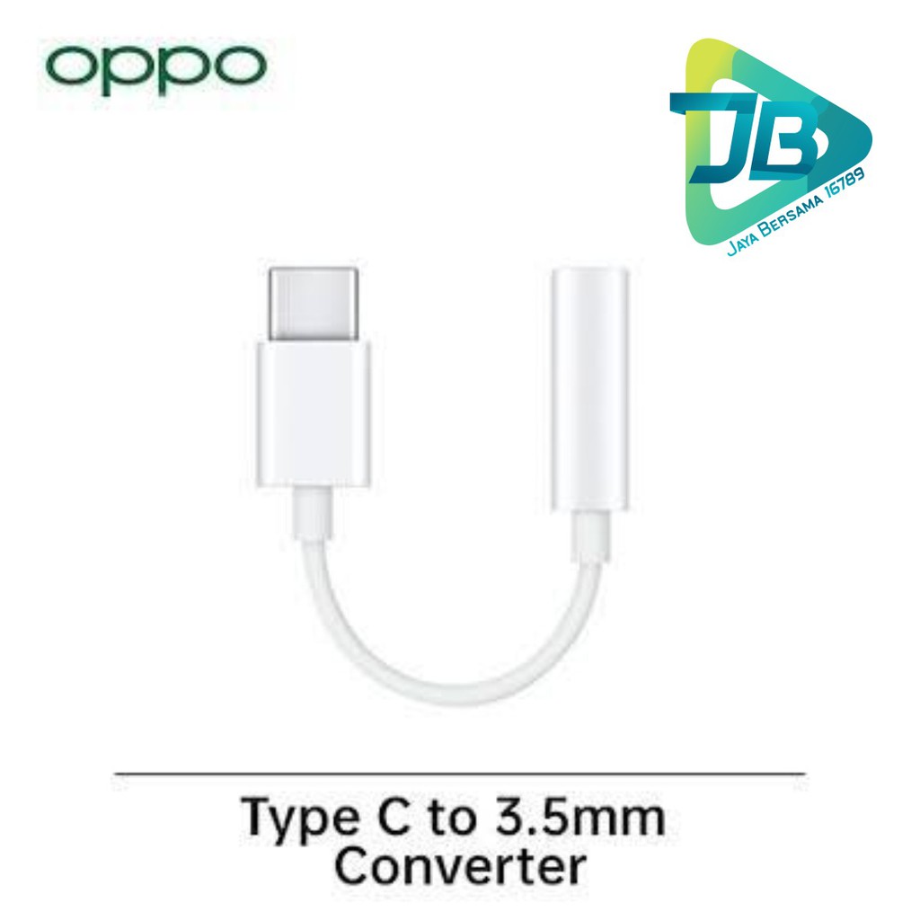 OPPO tipe c To 3.5mm adapter converter audio Jack 3.5mm adapter Headset tipe c adapter ori JB2493