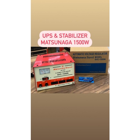 UPS &amp; Stabilizer Matsunaga 1500w