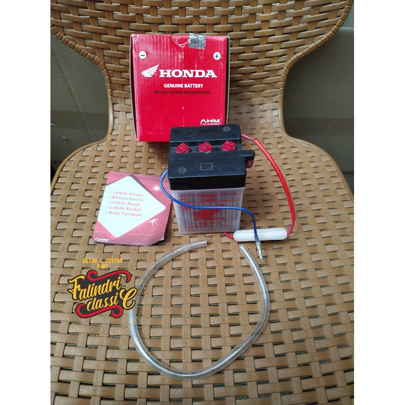 Jual aki honda win accu honda win baterai honda win original | Shopee