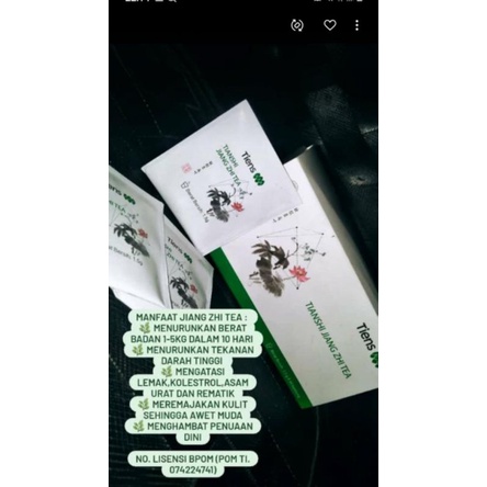 

Jiangzhi tea penurun berat badan original/asam urat/stroke/teh hijau/herbal