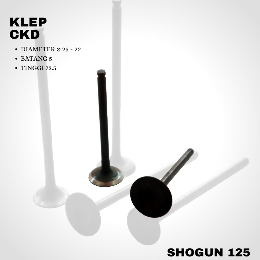 Klep suzuki shogun 110 25 22 btg 5 CKD