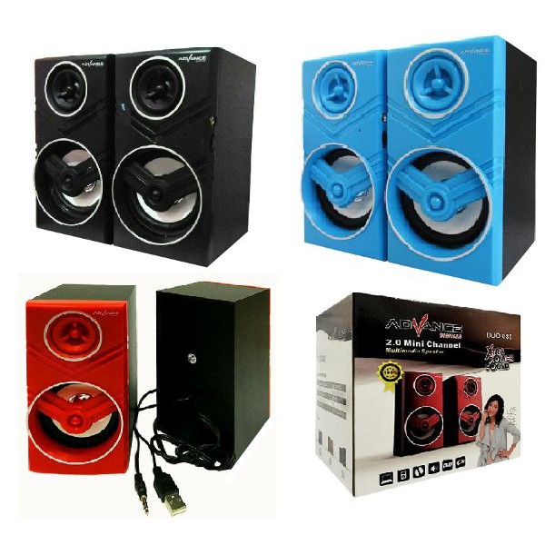 Advance Duo-080 Speaker Komputer USB With Volume Control