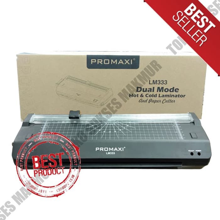 

Ready Promaxi LM333 Mesin Laminating Ukuran A3 LM-333 + Paper Cutter Rotary