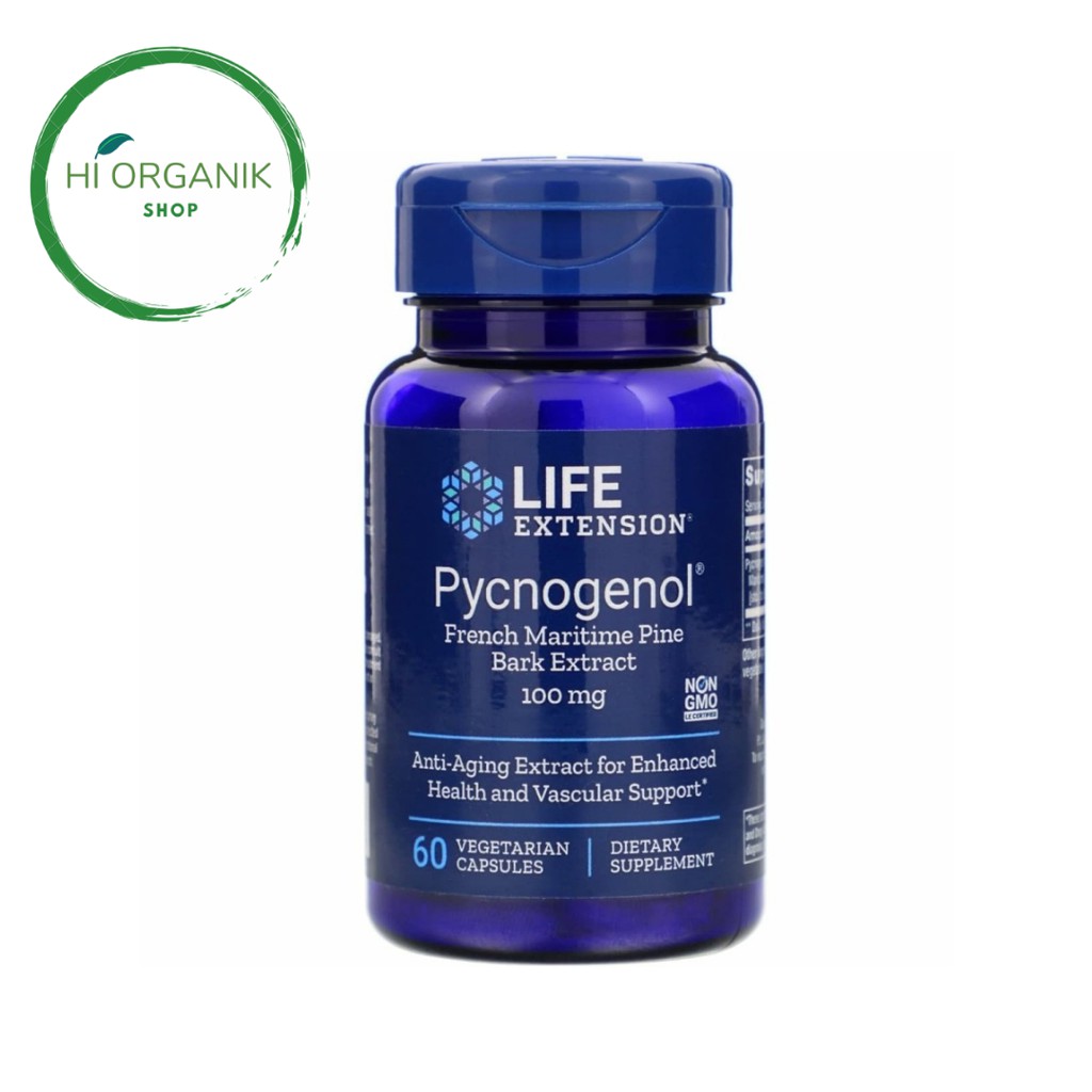 Life Extension, Pycnogenol, French Maritime Pine Bark Extract, 100 mg
