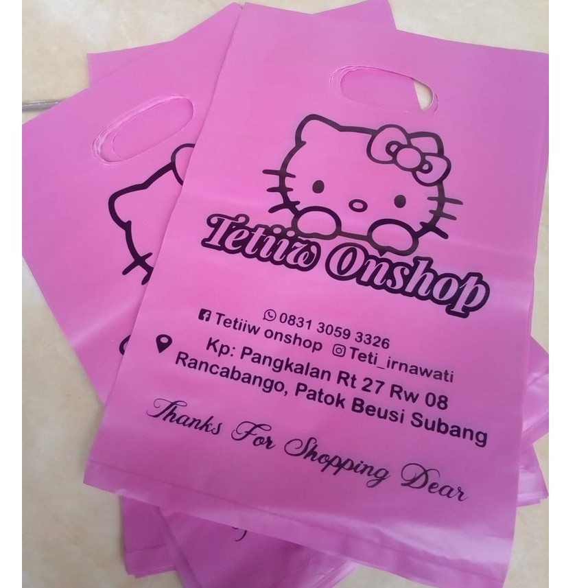 Kantong plastik olshop JUMBO sablon logo 30 x 40 Kantong plastik olshop JUMBO sablon logo 30 x 40