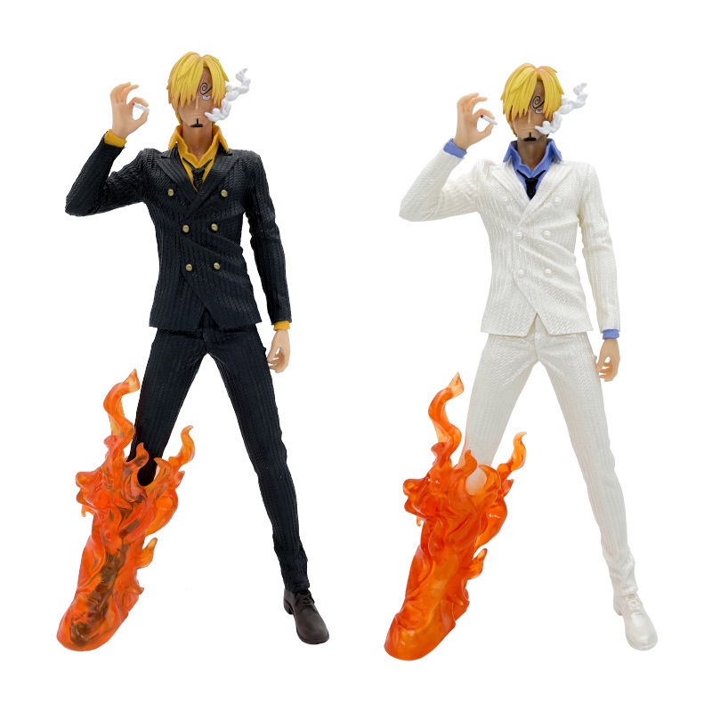 Mainan Action Figure Model Anime One Piece Sanji Flame Fighting Sanji Vinsmoke Smoking Untuk Hadiah Anak