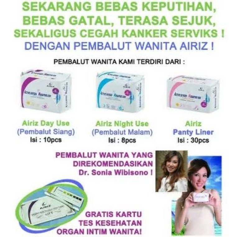 AIRIZ TIENS - PEMBALUT TIENS - AIRIZ - PEMBALUT WANITA