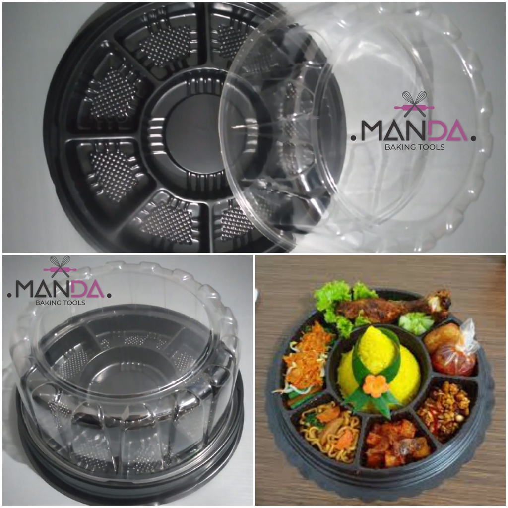 

Mika CT 20 sekat 7 mika cake tray 20 sekat 7 mika tumpeng mini sekat diameter 20 cm