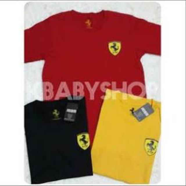 Kaos ferrari anak cowo