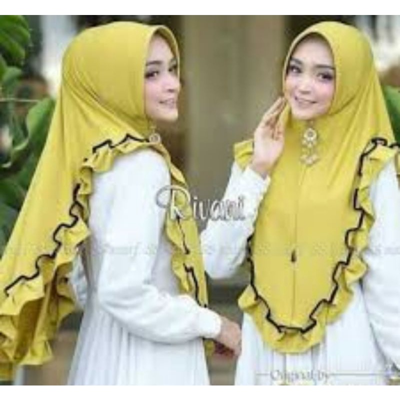 hijab instan wanita,hijab Jersey rivani,hijab wanita murah