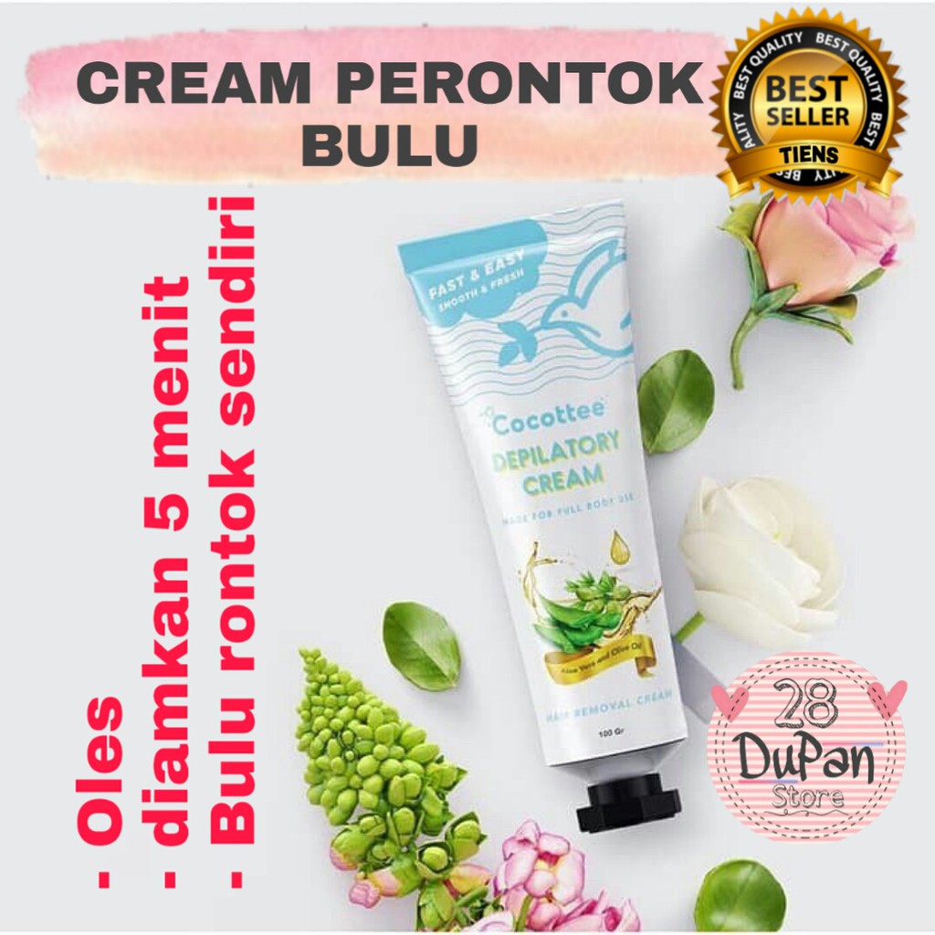 BPOM/ORI CREAM PERONTOK BULU KEMALUAN PERMANEN | WAXING KRIM MERONTOKAN BULU KAKI KETIAK MISS V AMAN