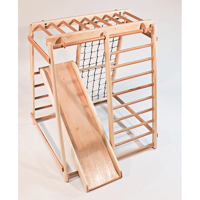 Mainan Bakriasi Anak - Tangga Seluncuran Bakriasi Bahan Kayu Solid