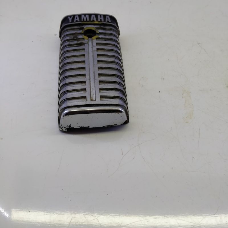 Emblem v75 Panel dasi dada depan Yamaha 75 panel depan dasi segitiga Yamaha V75 v 75 original