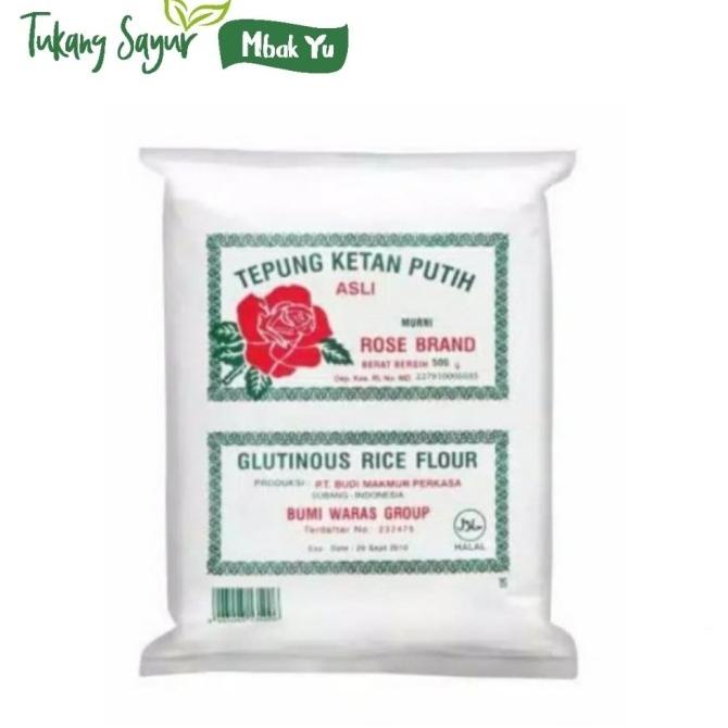 

Diskon tepung ketan putih rose brand 500gr Diskon
