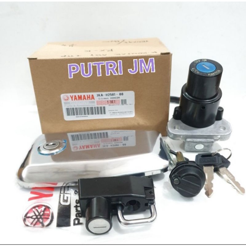 PROMO KUNCI KONTAK ORIGINAL RX KING NEW FULL SET PLUS TUTUP TANGKI+JOK