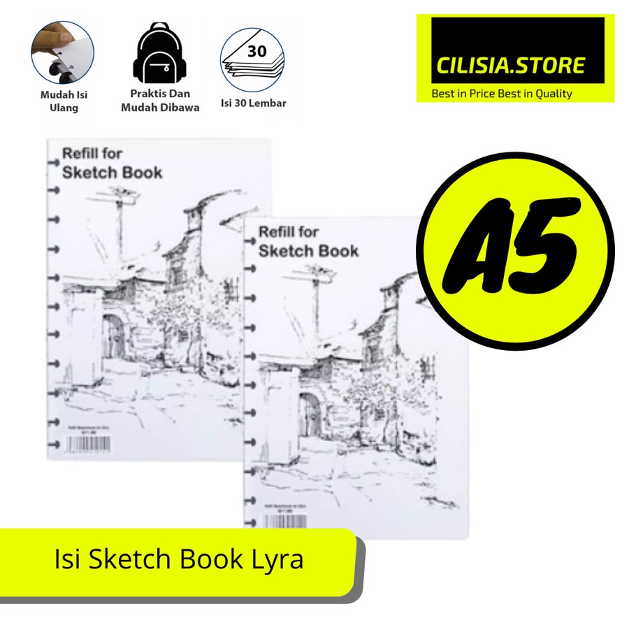 

Isi Buku Sketsa Lyra Refill Sketch Book Lyra A5 Isi 30 Lembar