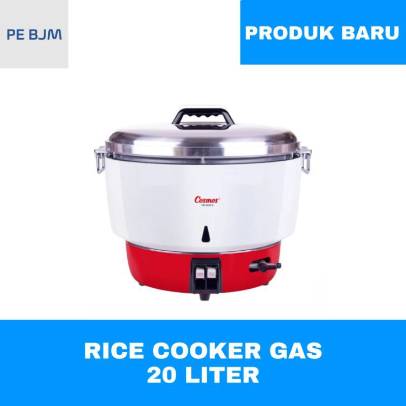 RICE COOKER GAS 20 LITER COSMOS - CRJ 3020 G - GARANSI RESMI