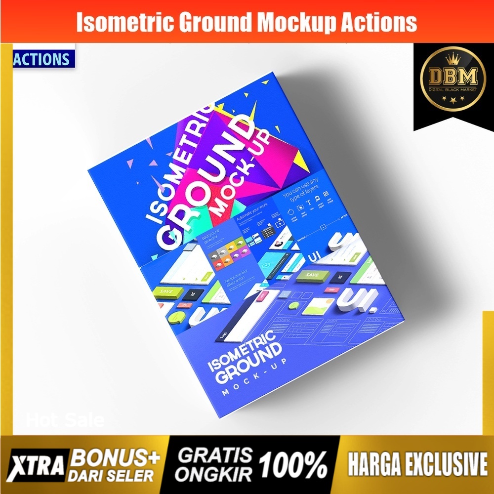 Isometric Ground Mockup Actions