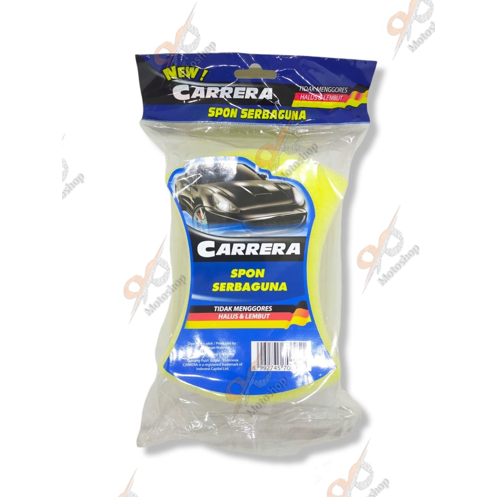 Spon Cuci Mobil Motor Carrera Spons Serba Guna Carrera Sponge Busa Cuci Mobil Carrera Besar