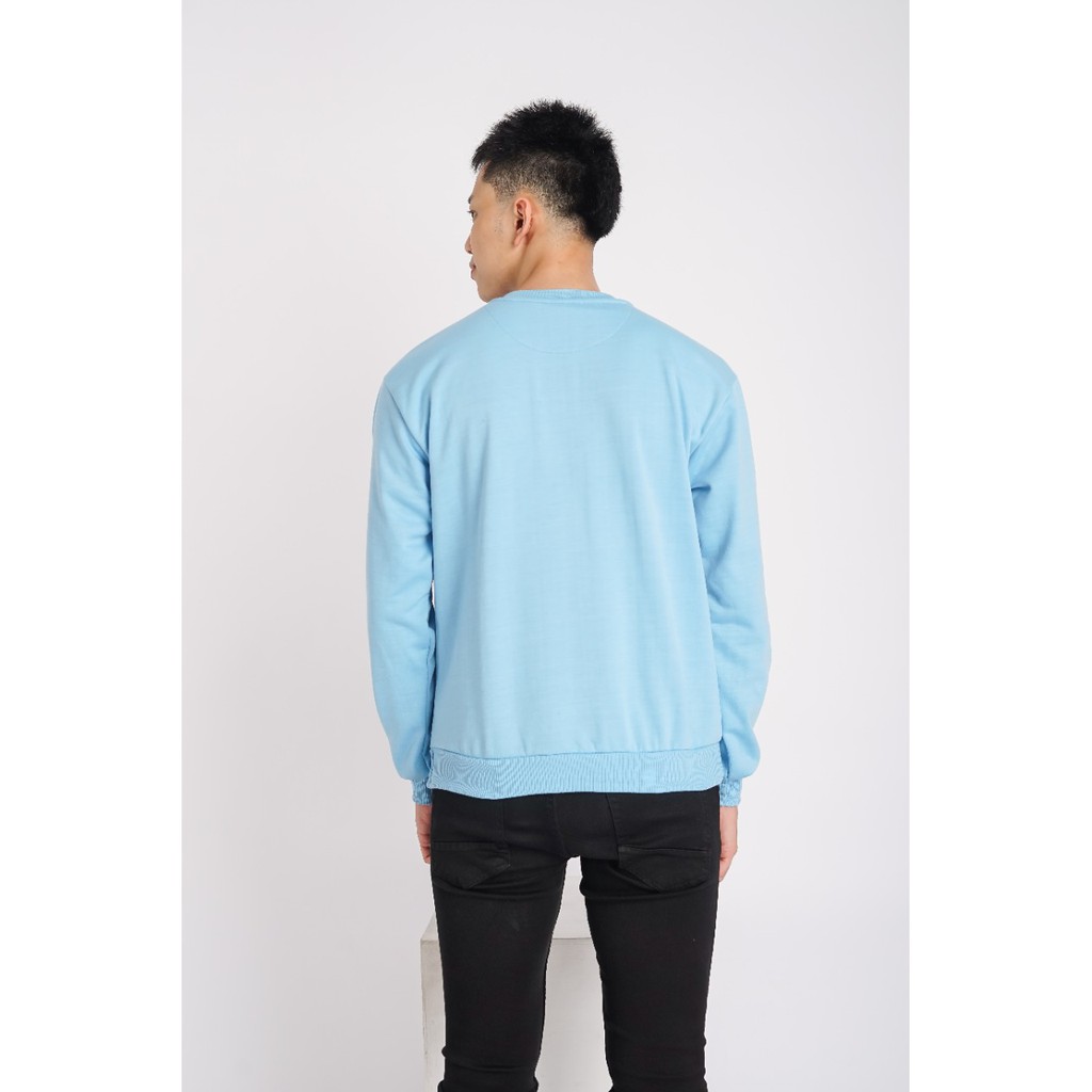 POLILE781 - JUMPER sweater TTL BIRU MUDA