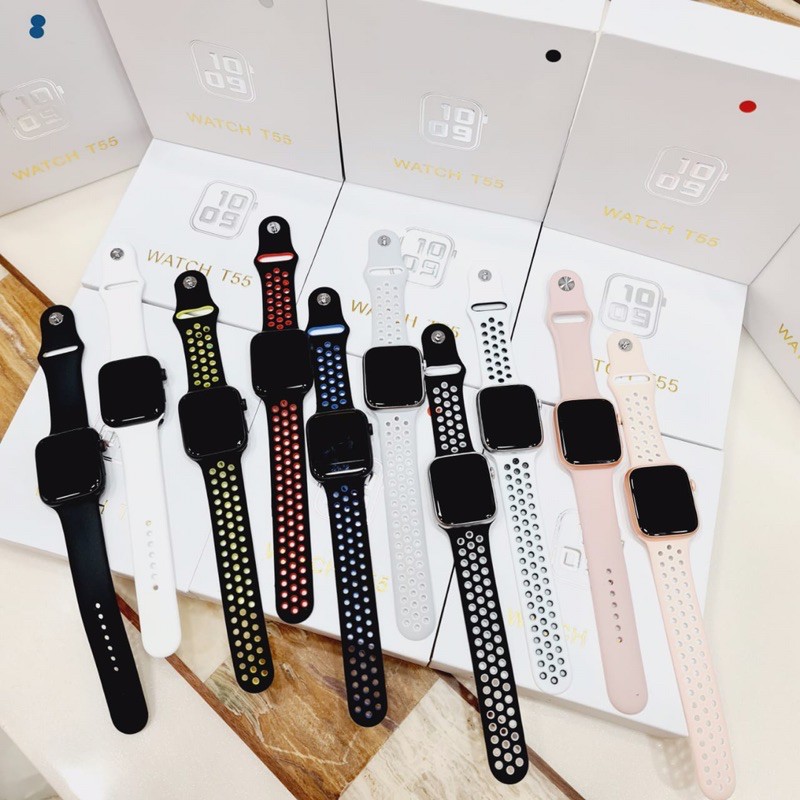 Jam tangan unisex smartwatch led touchscreen aplikasi fitpro