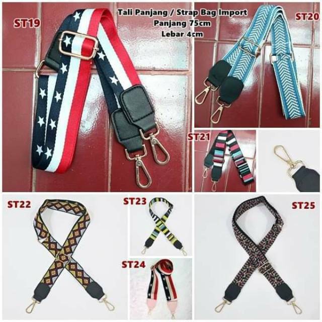 STRAP BAG IMPORT UNTUK TAS