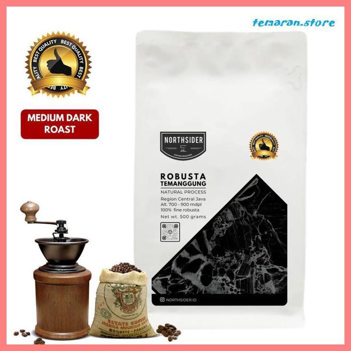 

Kopi- BIJI KOPI ROBUSTA FINE TEMANGGUNG NATURAL -500GR NORTHSIDER COFFEE - BIJI KOPI -Biji-Kopi.