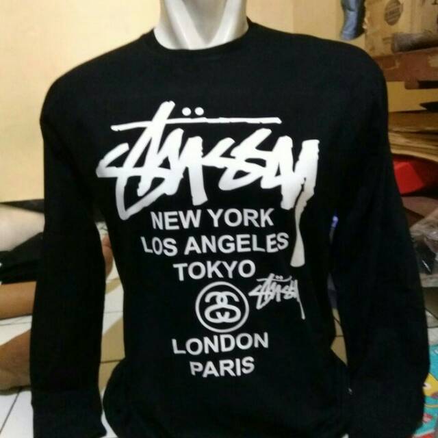 Kaos lengan panjang STUSSY