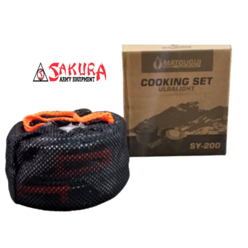 Nesting Cooking Set SY 200 Matogui Alat Masak Camping Outdoor