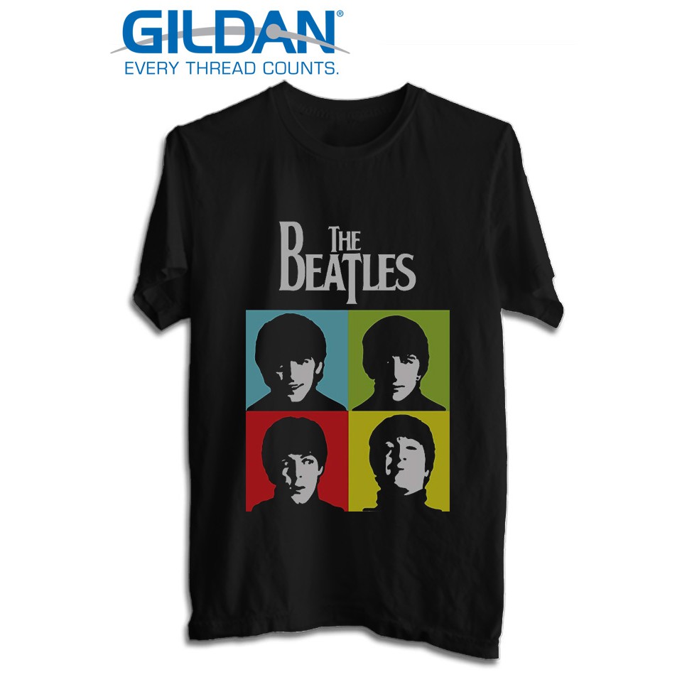 KAOS BAND THE BEATLES TSHIRT ORIGINAL GILDAN SOFTSTYLE 01
