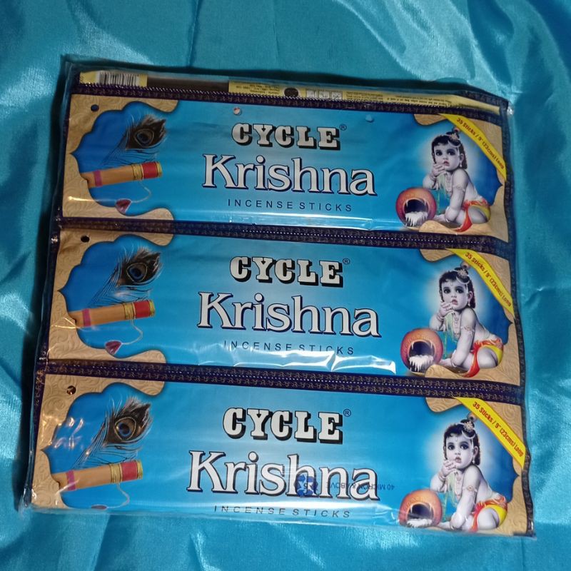 Dupa Cycle Krishna Aromateraphi India 35 stick 23 Cm