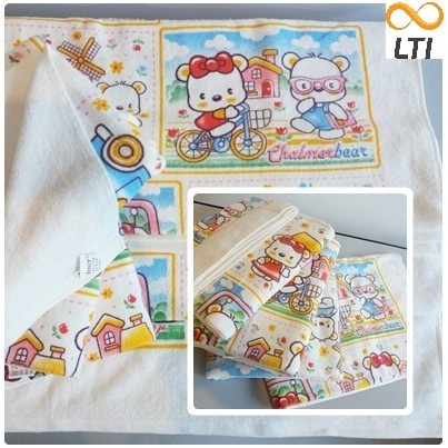 Harga Handuk Bayi Ukuran 0.60 x 1.20 Motif Hello Kitty