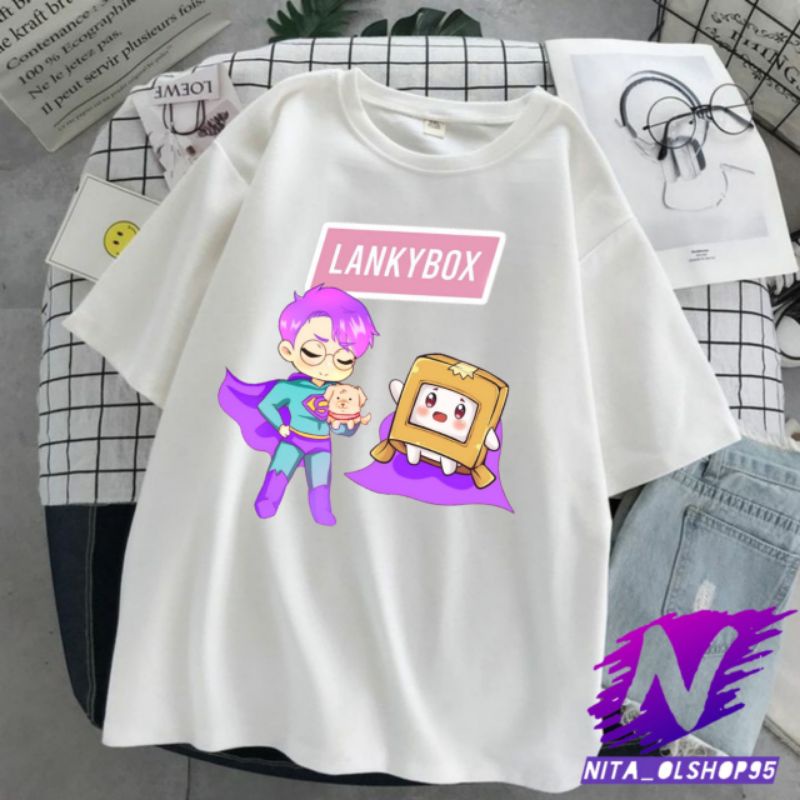 baju lankybox kaos lankybox baju kaos anak lanky box super