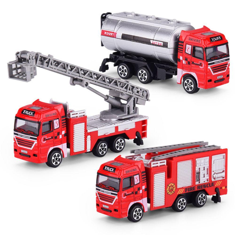 Nickolas1 Firetruck Car Hadiah Ulang Tahun Set Kendaraan Klasik Model Truk Mobil Main Mainan Kendaraan Mainan Kendaraan Mesin Mainan