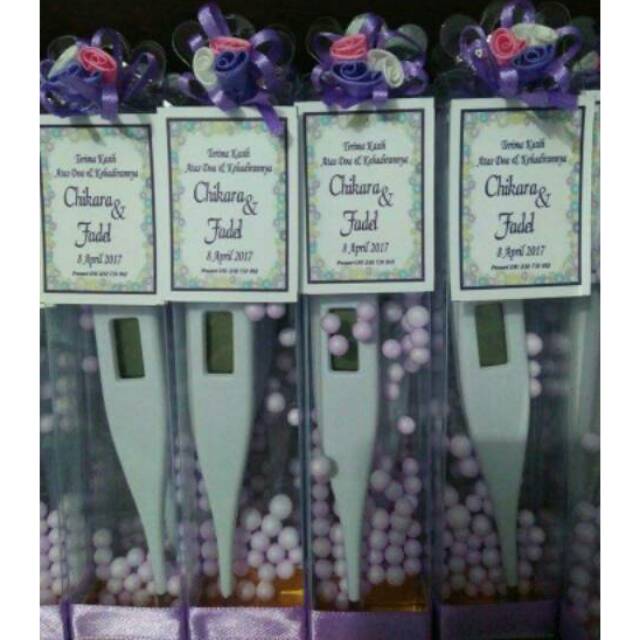 Souvenir pernikahan termometer unik digital ulang tahun sunatan thermometer