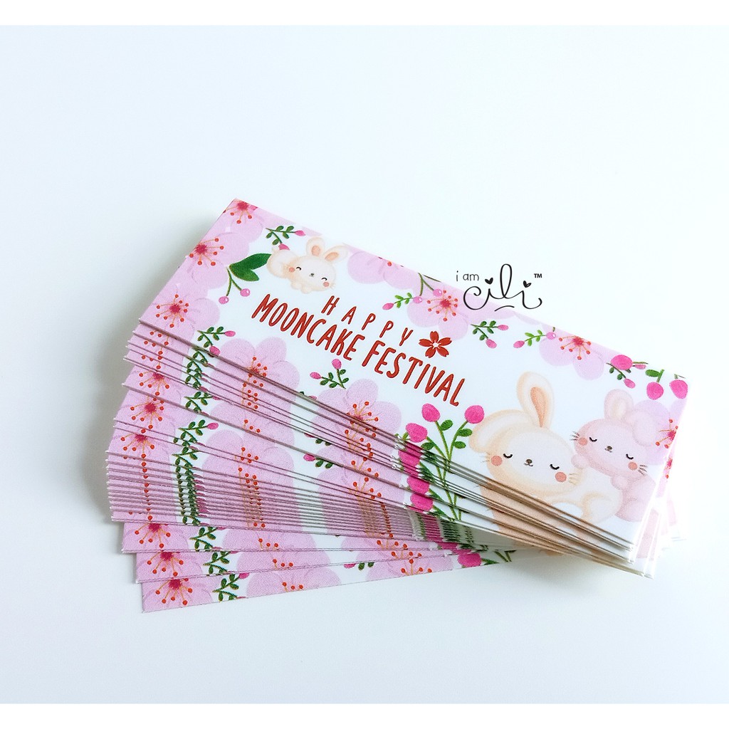 

(SMOONCAKE02) Stiker MINI mooncake mid autmn festival