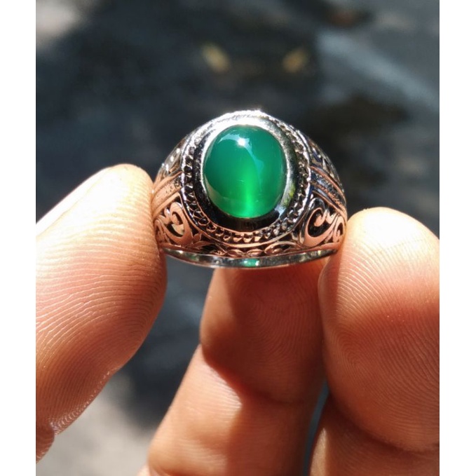 Batu cincin ijo garut natural