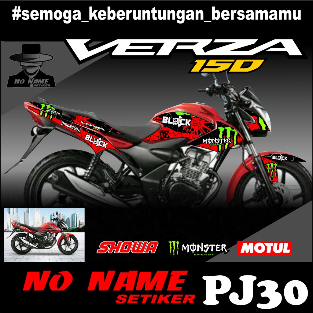 striping variasi verza(pj30) / decal verza / variasi verza