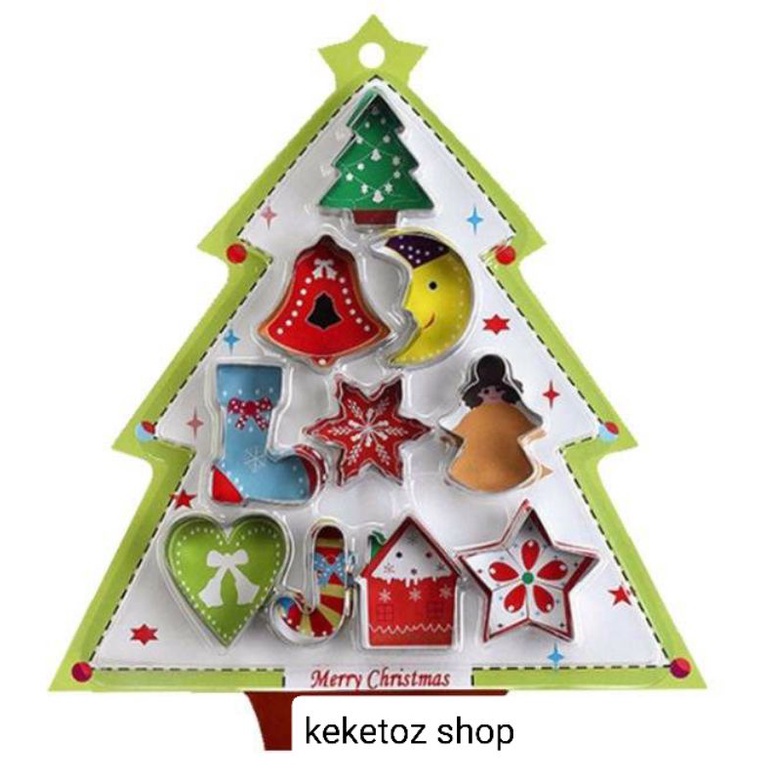 Cookie cutter christmas style / cookie cutter / cetakan biskuit natal / kue kering natal