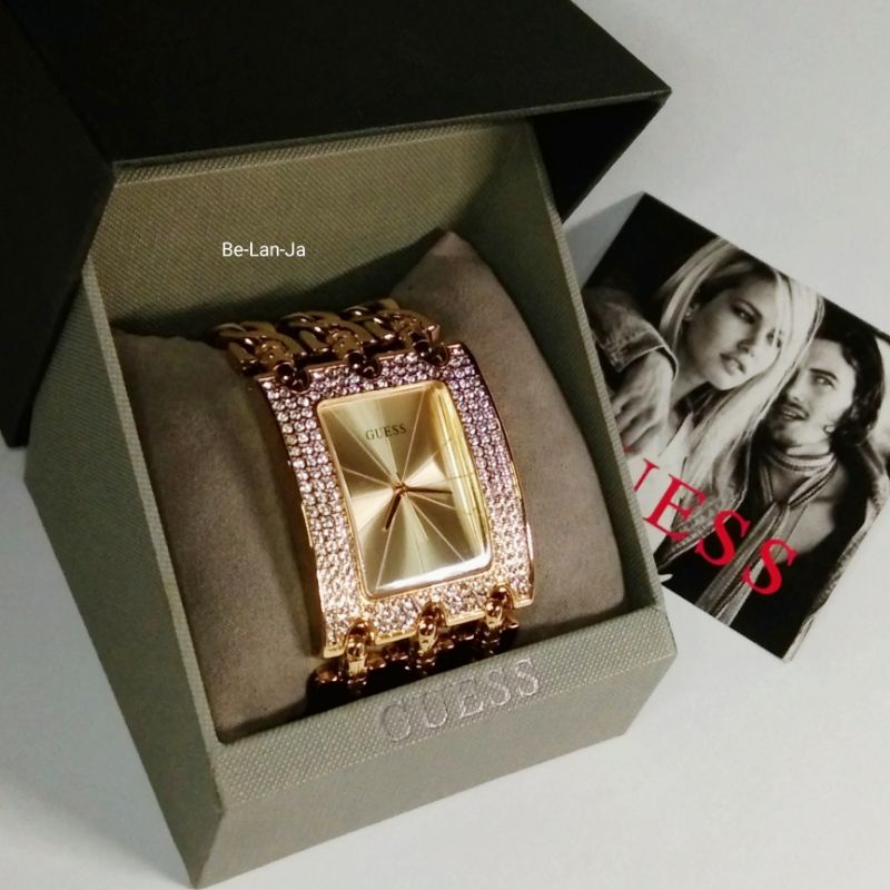 BLJ GUESS GOLD LADIES WATCH ORIGINAL ~ ASLI ~ JAM TANGAN WANITA ~ EMAS ~ FASHION