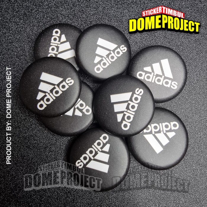 PIN PENITI BUTTON ADIDAS HITAM PIN PENITI 25MM BUTTON PIN AKSESORIS TAS PRIA