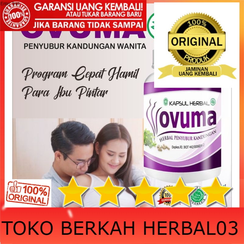 100% ASLI OVUMA Penyubur Rahim Wanita Agar Cepat Hamil, Penyubur Kandungan Cepat Manjur