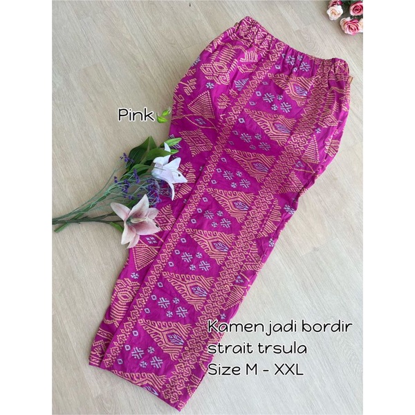 ROK BORDIR TRSULA 1 DAN TRSULA 2-Trisula2 pink