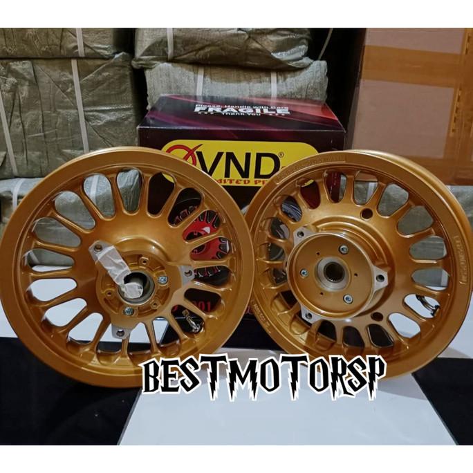 Velg VND Yamaha All New Nmax 2020 Ring 12 Depan Belakang Gold Matte bestmp Berkualitas