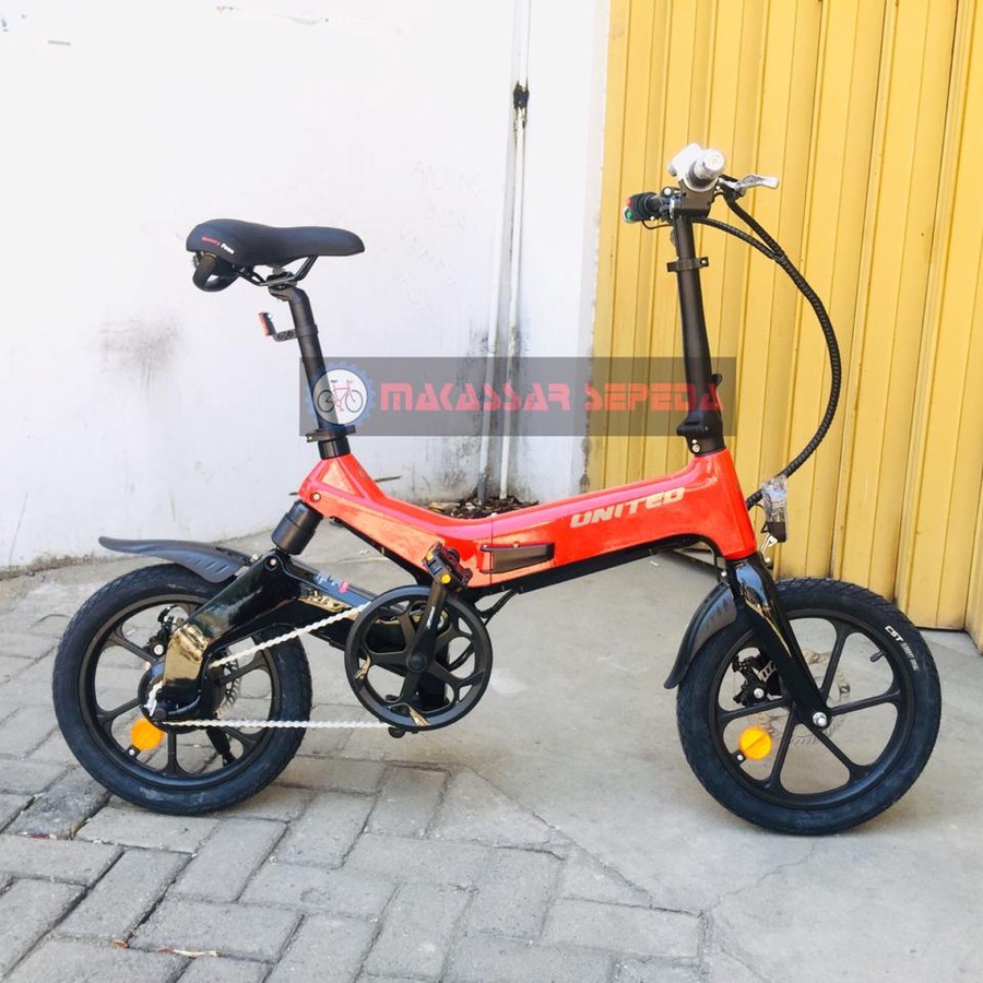 SEPEDA LIPAT EBIKE UNITED IO 16 MAGNESIUM