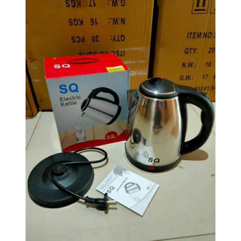 Teko Listrik 1.5 Liter Teko Listrik Stianless Steel Teko Pemanas Air